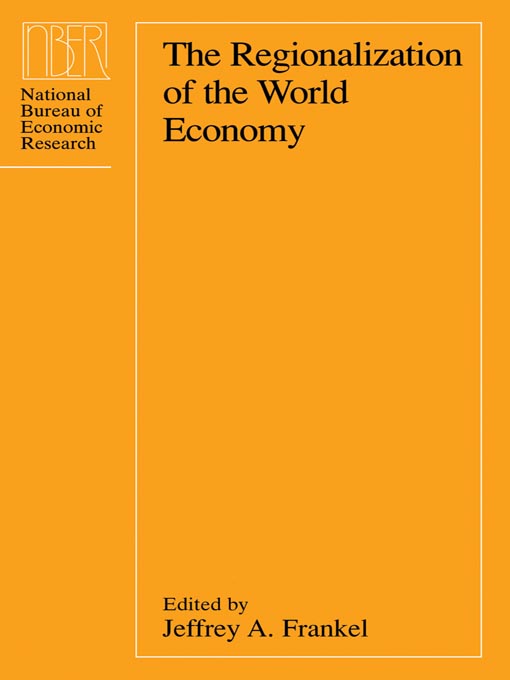 Cover image for The Regionalization of the World Economy